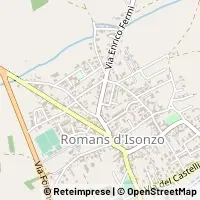 Map Romans d'Isonzo