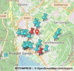 Mappa Via Zara, 38066 Riva del Garda TN, Italia (0.822)