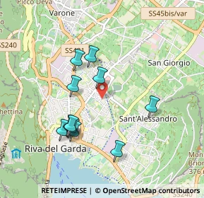 Mappa Via Zara, 38066 Riva del Garda TN, Italia (0.85909)
