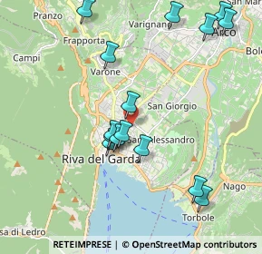 Mappa Via Zara, 38066 Riva del Garda TN, Italia (2.082)