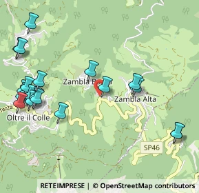 Mappa Via Costa, 24013 Oltre il Colle BG, Italia (1.2875)