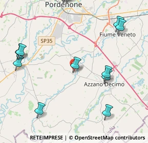 Mappa Via E. Toti, 33082 Azzano Decimo PN, Italia (6.3355)
