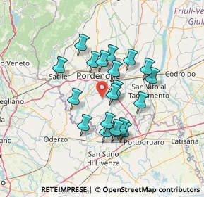 Mappa Via E. Toti, 33082 Azzano Decimo PN, Italia (11.029)