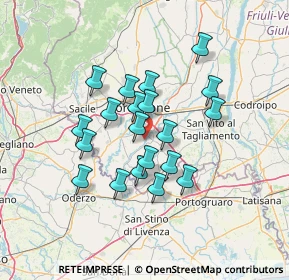 Mappa Via E. Toti, 33082 Azzano Decimo PN, Italia (11.0915)