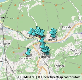 Mappa Via Giuseppe Garibaldi, 21033 Cittiglio VA, Italia (0.9605)