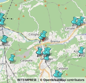 Mappa Via Giuseppe Garibaldi, 21033 Cittiglio VA, Italia (2.74526)