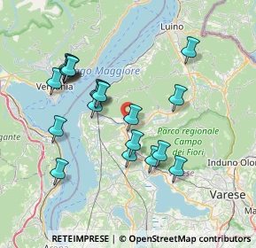 Mappa Via Giuseppe Garibaldi, 21033 Cittiglio VA, Italia (7.0705)