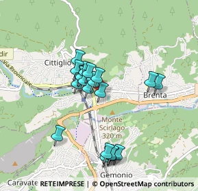 Mappa Via Giuseppe Garibaldi, 21033 Cittiglio VA, Italia (0.7385)