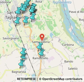 Mappa Località San Sabina, 33078 Sesto al Reghena PN, Italia (2.652)