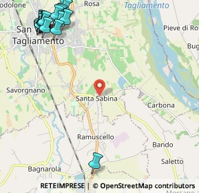 Mappa Località San Sabina, 33078 Sesto al Reghena PN, Italia (3.2375)
