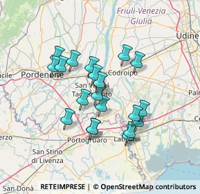 Mappa 33078 Sesto al Reghena PN, Italia (11.604)