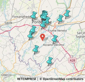 Mappa Via Piz Corto, 33082 Azzano decimo PN, Italia (6.8925)