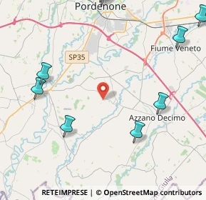 Mappa Via Piz Corto, 33082 Azzano decimo PN, Italia (6.43308)