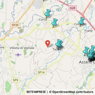 Mappa Via Piz Corto, 33082 Azzano decimo PN, Italia (3.303)