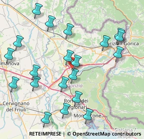 Mappa Via della Stanga, 34072 Gradisca d'Isonzo GO, Italia (9.152)