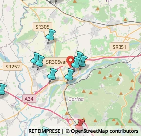 Mappa Via della Stanga, 34072 Gradisca d'Isonzo GO, Italia (4.972)