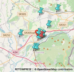 Mappa Via della Stanga, 34072 Gradisca d'Isonzo GO, Italia (2.50636)