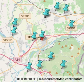 Mappa Via della Stanga, 34072 Gradisca d'Isonzo GO, Italia (4.71)