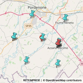 Mappa Via Don Graziussi, 33082 Azzano Decimo PN, Italia (4.35667)