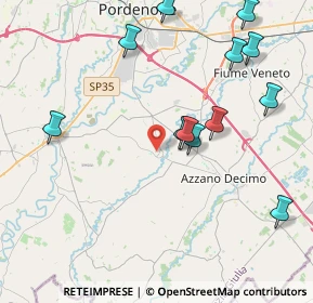 Mappa Via Don Graziussi, 33082 Azzano Decimo PN, Italia (4.51583)
