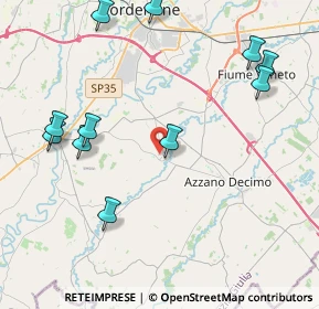 Mappa Via Don Graziussi, 33082 Azzano Decimo PN, Italia (4.83545)