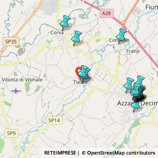 Mappa Via Don Graziussi, 33082 Azzano Decimo PN, Italia (2.661)
