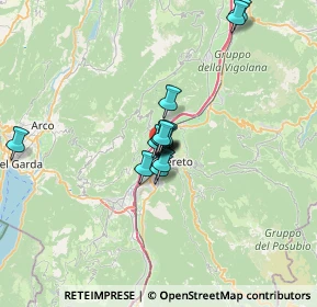 Mappa Via A. Prato, 38068 Rovereto TN, Italia (4.36308)