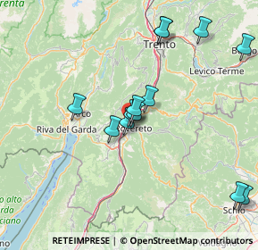 Mappa Via Giovanni Battista a Prato, 38068 Rovereto TN, Italia (14.75308)