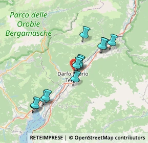 Mappa Via Gaetano Donizetti, 25047 Darfo Boario Terme BS, Italia (6.38333)