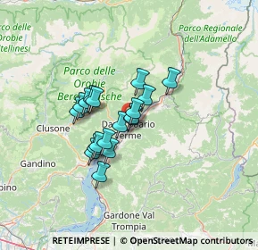 Mappa Via Gaetano Donizetti, 25047 Darfo Boario Terme BS, Italia (9.12833)