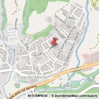 Mappa Via sopa 1, 24020 Fino del Monte, Bergamo (Lombardia)