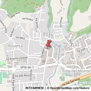 Mappa Via San Narno della Valle, 34, 24020 Rovetta, Bergamo (Lombardia)