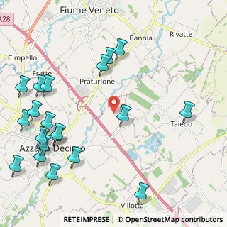 Mappa Via Bando, 33082 Azzano decimo PN, Italia (2.802)