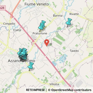 Mappa Via Bando, 33082 Azzano decimo PN, Italia (2.5125)