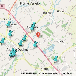 Mappa Via Bando, 33082 Azzano decimo PN, Italia (2.755)