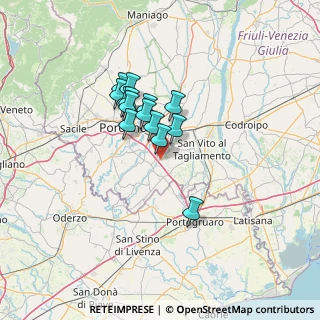 Mappa Via Bando, 33082 Azzano decimo PN, Italia (9.74571)