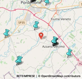Mappa Via Antonio Meucci, 33082 Azzano Decimo PN, Italia (5.6255)