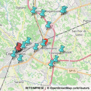 Mappa Viale Europa, 31020 San Vendemiano TV, Italia (2.401)