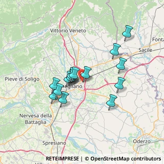 Mappa Viale Europa, 31020 San Vendemiano TV, Italia (5.722)