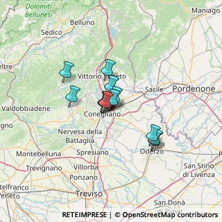 Mappa Viale Europa, 31020 San Vendemiano TV, Italia (8.25231)