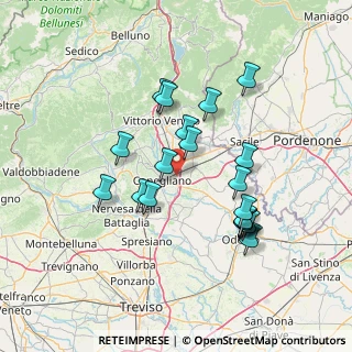 Mappa Viale Europa, 31020 San Vendemiano TV, Italia (13.242)