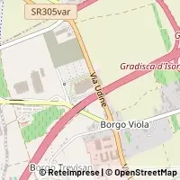 Hartă Gradisca d'Isonzo