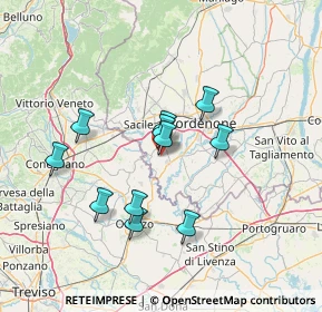 Mappa Via S. S. Rocco e Matteo, 33070 Brugnera PN, Italia (11.76909)