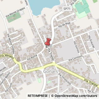 Mappa Piazza S.Rocco, 21, 33050 Gonars, Udine (Friuli-Venezia Giulia)