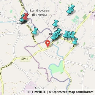 Mappa Via Ponte di Sotto, 33070 Brugnera PN, Italia (1.066)