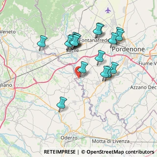 Mappa Via Ponte di Sotto, 33070 Brugnera PN, Italia (7.27316)