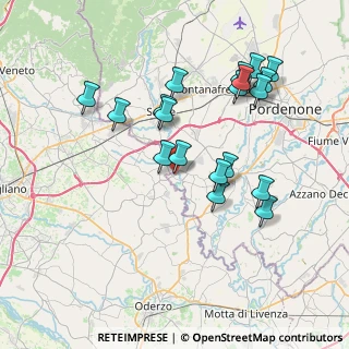 Mappa Via Ponte di Sotto, 33070 Brugnera PN, Italia (7.40579)