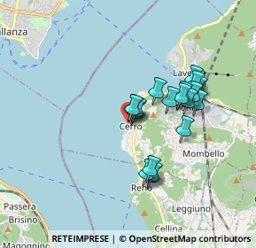 Mappa Via dei Pescatori, 21014 Laveno-Mombello VA, Italia (1.4485)