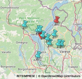 Mappa Via dei Pescatori, 21014 Laveno-Mombello VA, Italia (9.76091)