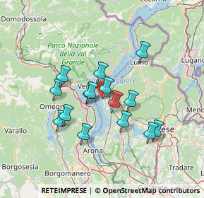 Mappa Via dei Pescatori, 21014 Laveno-Mombello VA, Italia (11.32867)